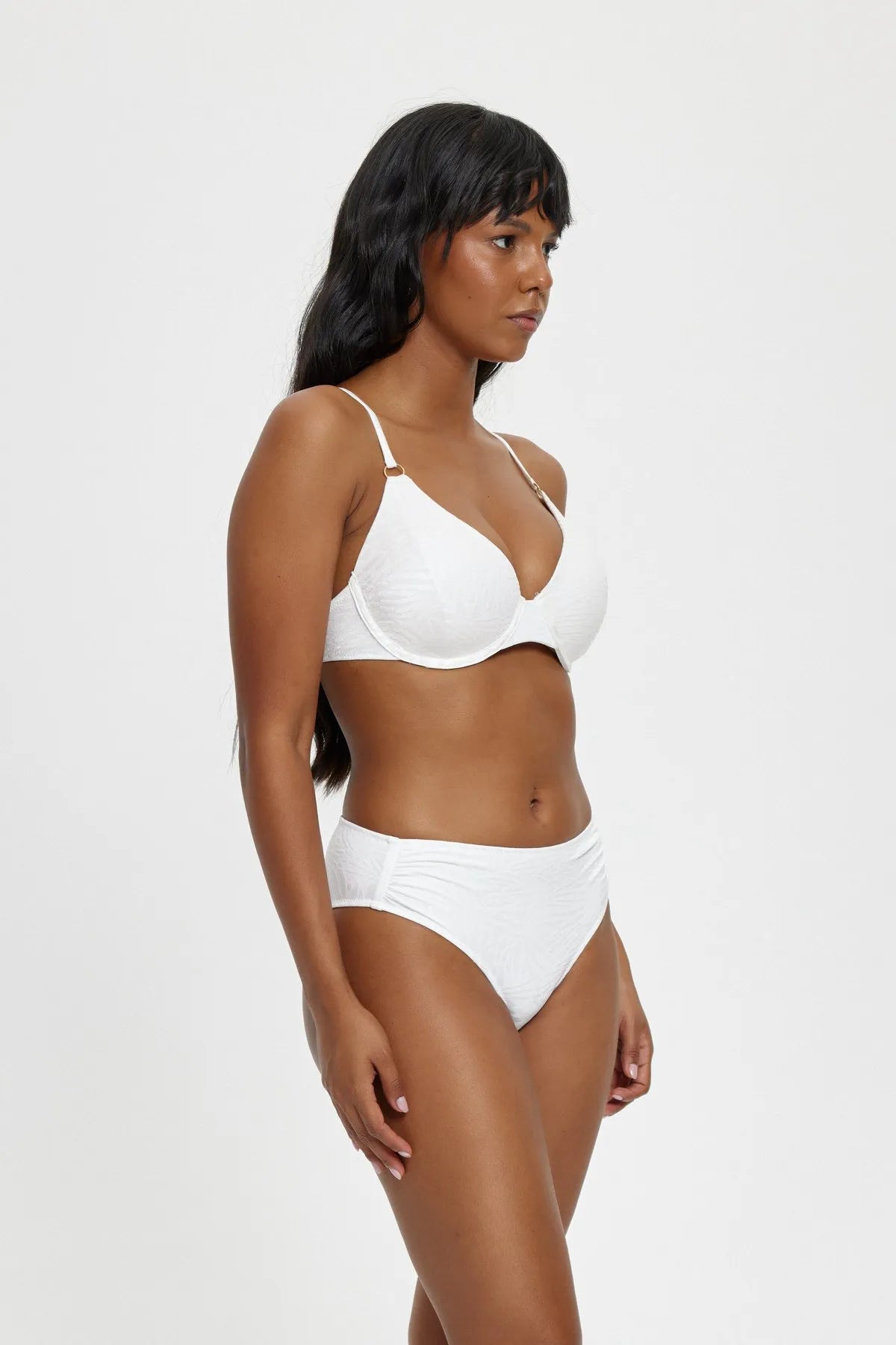 B11006 Boş Kaplı Bikini Takımı - Beyaz