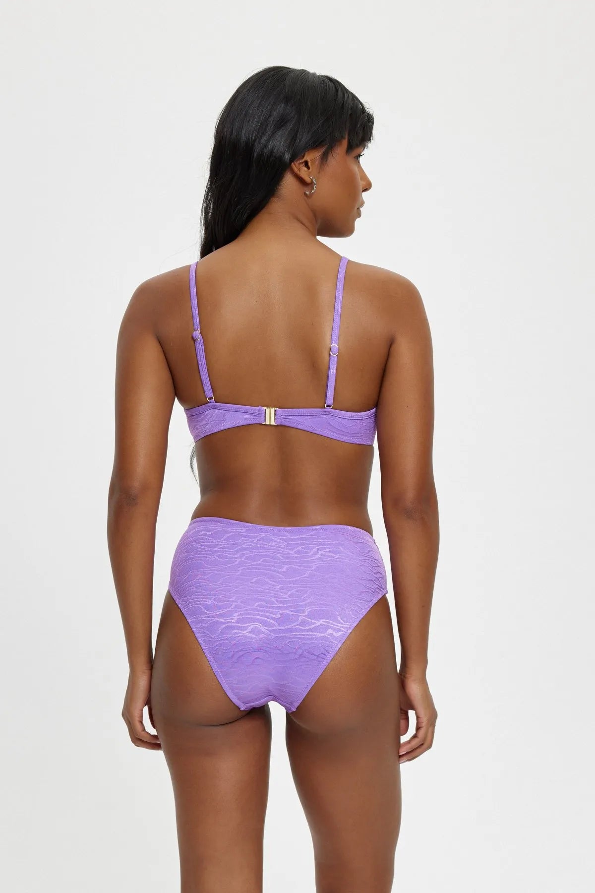 B11092 Boş Kaplı Bikini Takımı - Mor