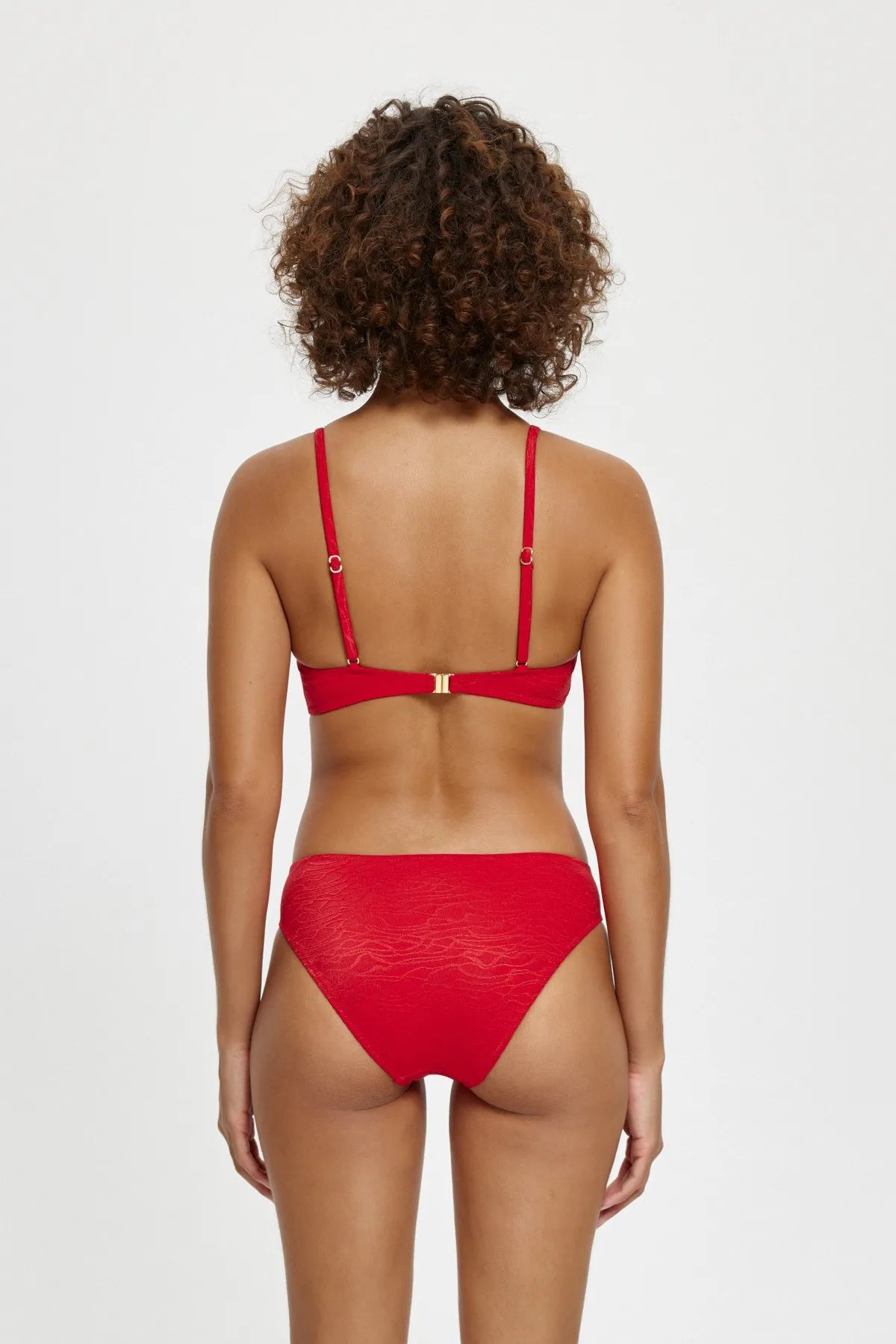B11106 Luplu Toparlayıcı Bikini Takımı - Kırmızı