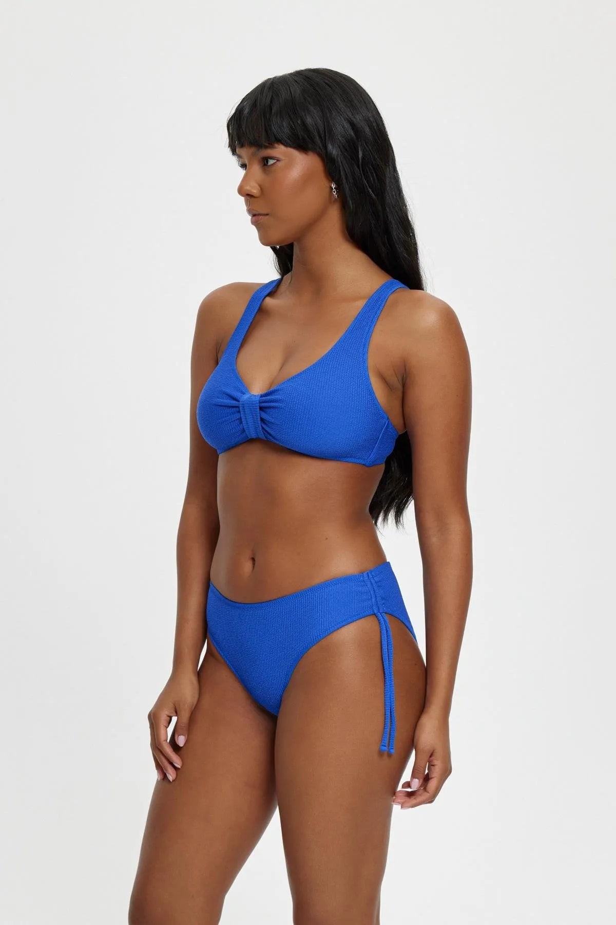 B11113 Luplu Toparlayıcı Bikini Takımı - Saks