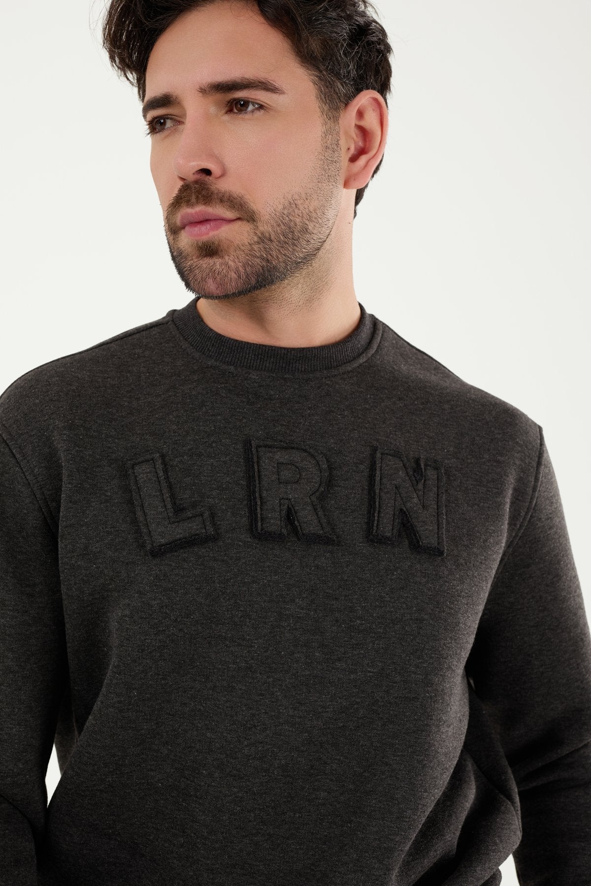 W863 Şardonlu Oversize Eşofman Üstü