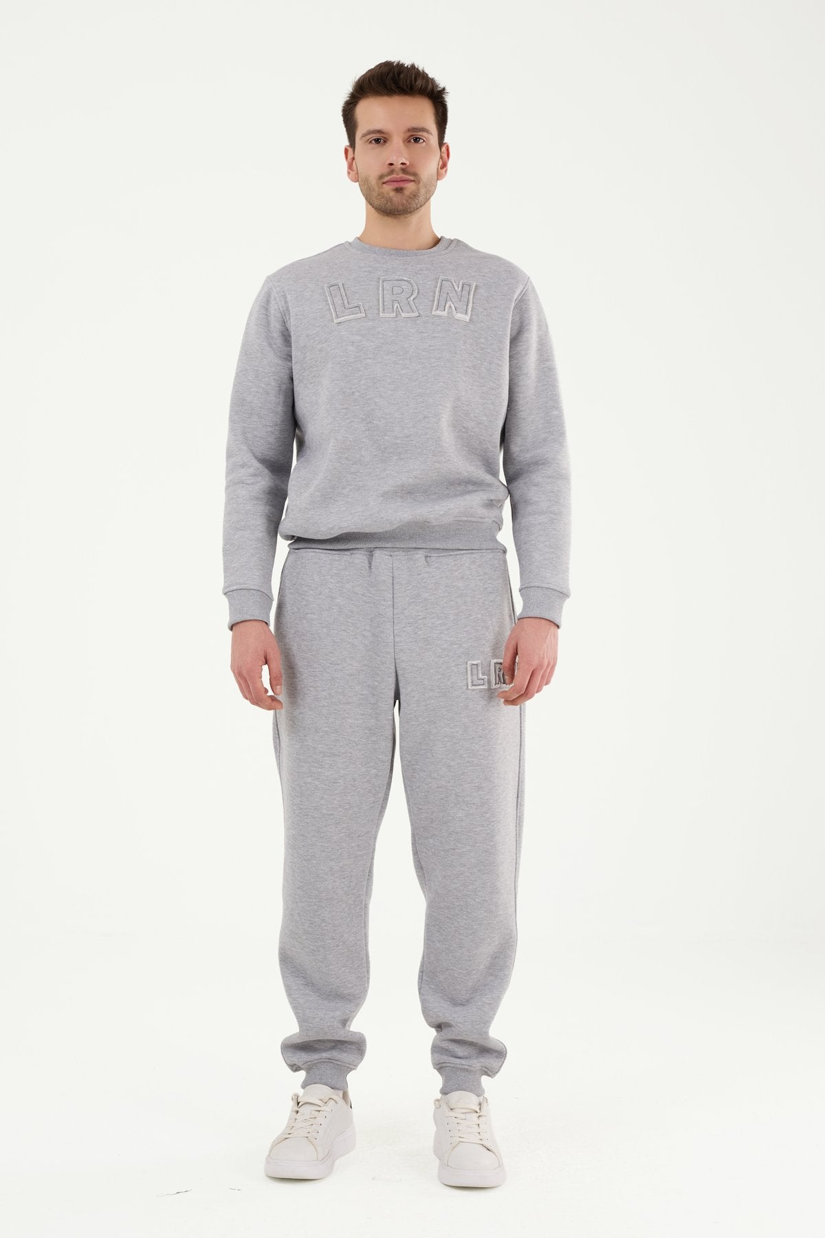 W863 Şardonlu Oversize Eşofman Üstü