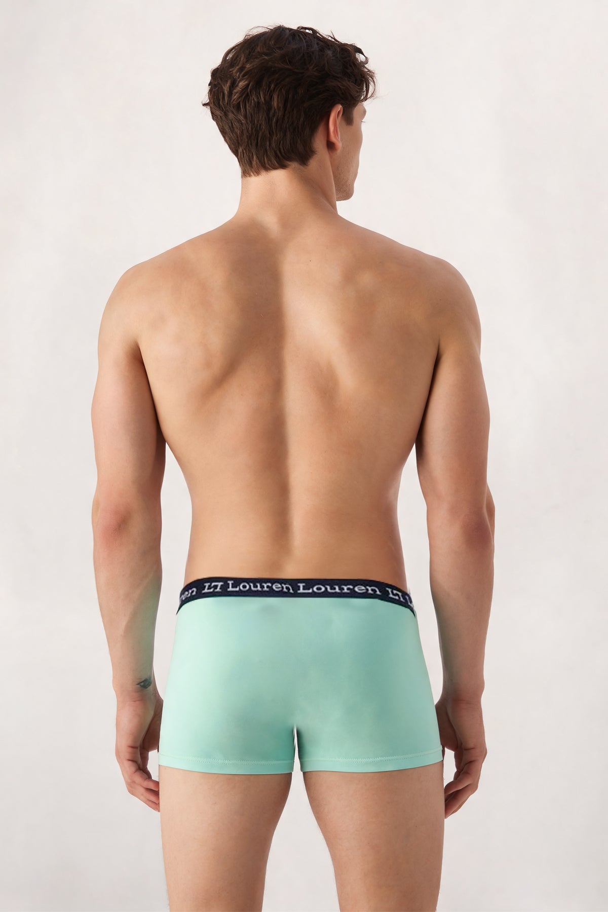 Neon Yeşil Düz Erkek 3'lü Boxer Seti - Neon Yeşil