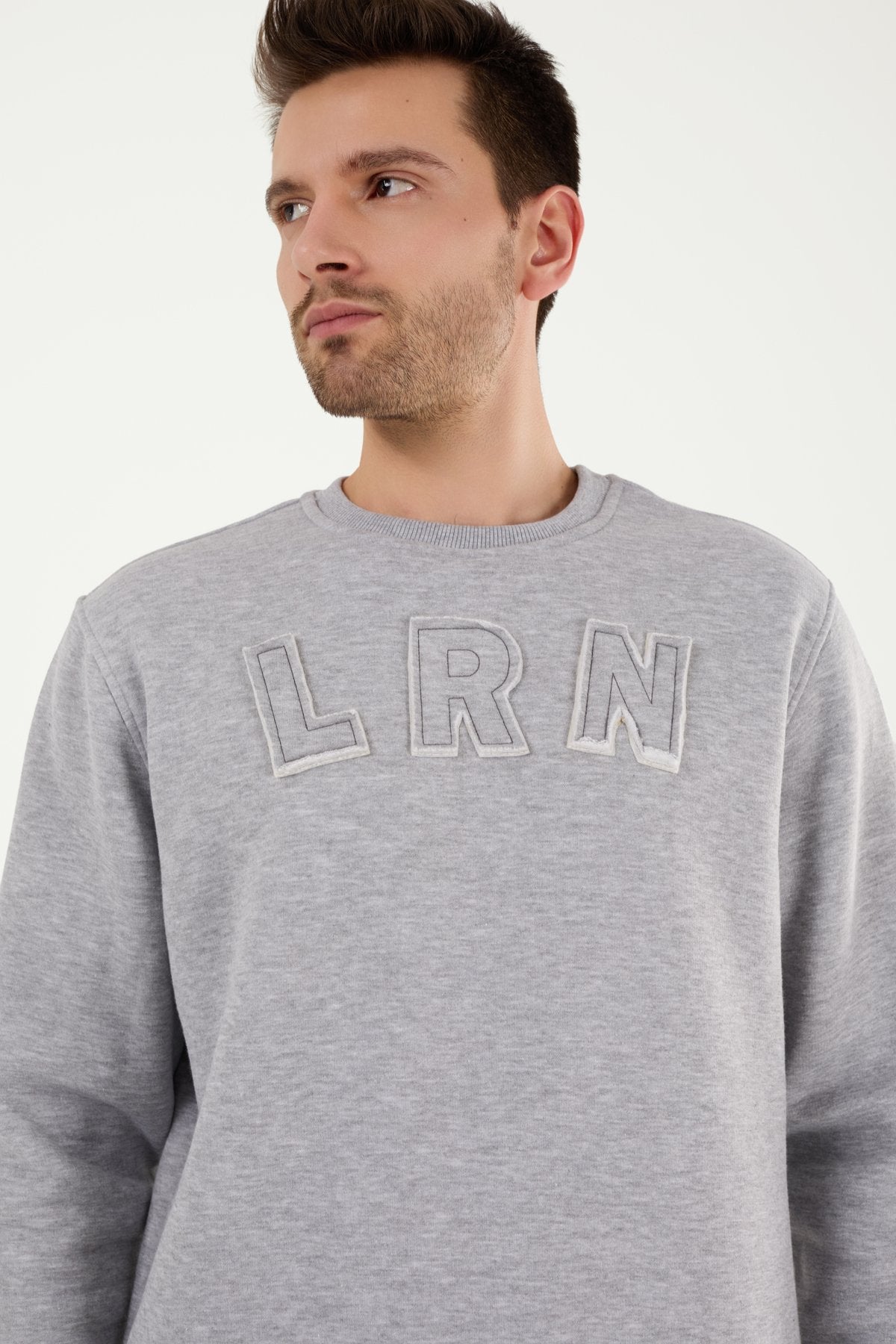 W863 Şardonlu Oversize Eşofman Üstü