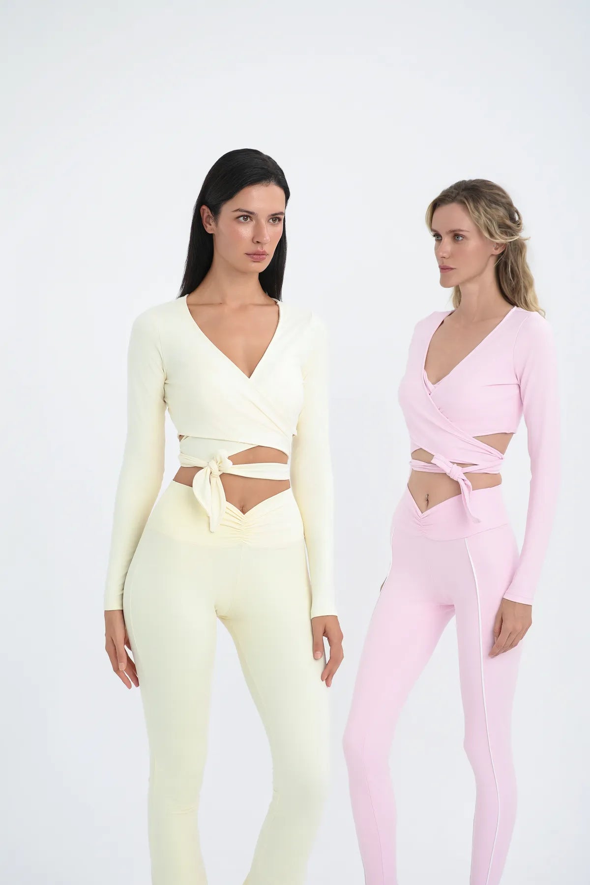 W552 Bağlamalı Bolero - Pembe