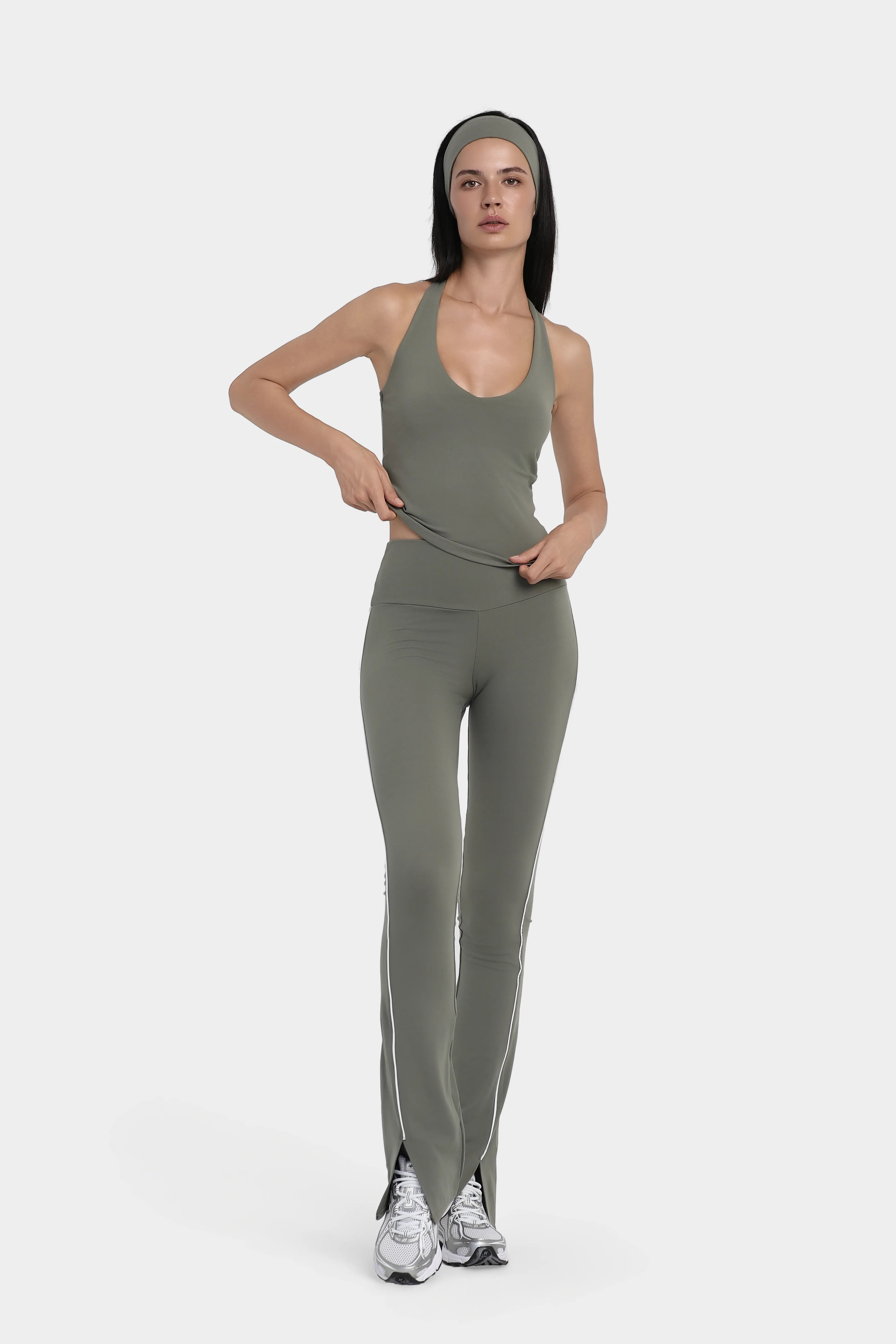 Halter Yaka  Body  - Yeşil