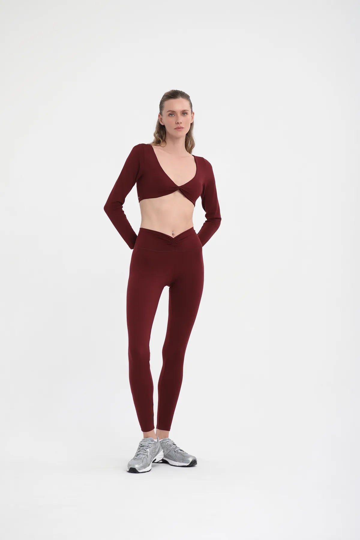 W570 Dönmeli U/K Body - Bordo