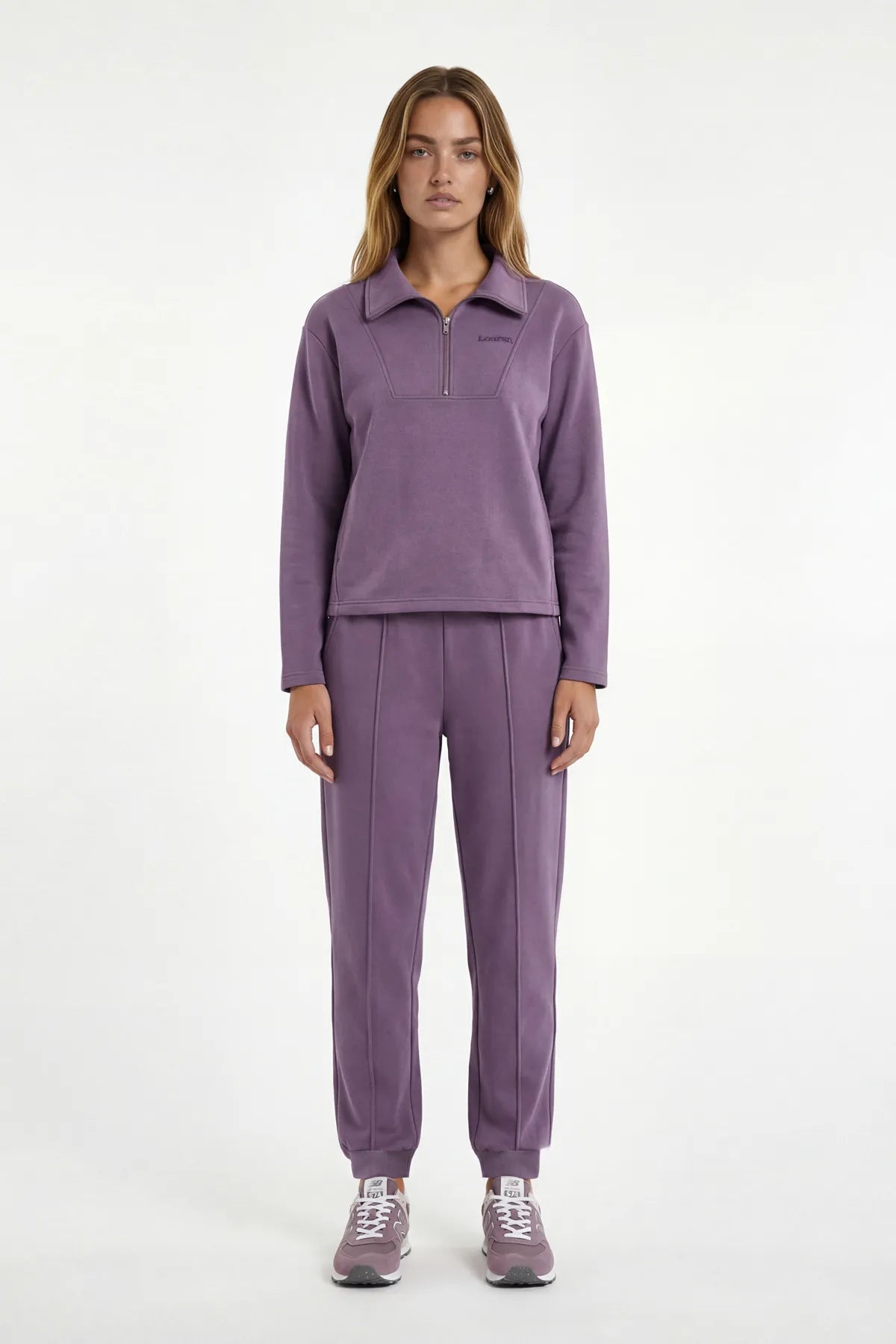 Lastikli Paça Modal Eşofman Altı - Lila