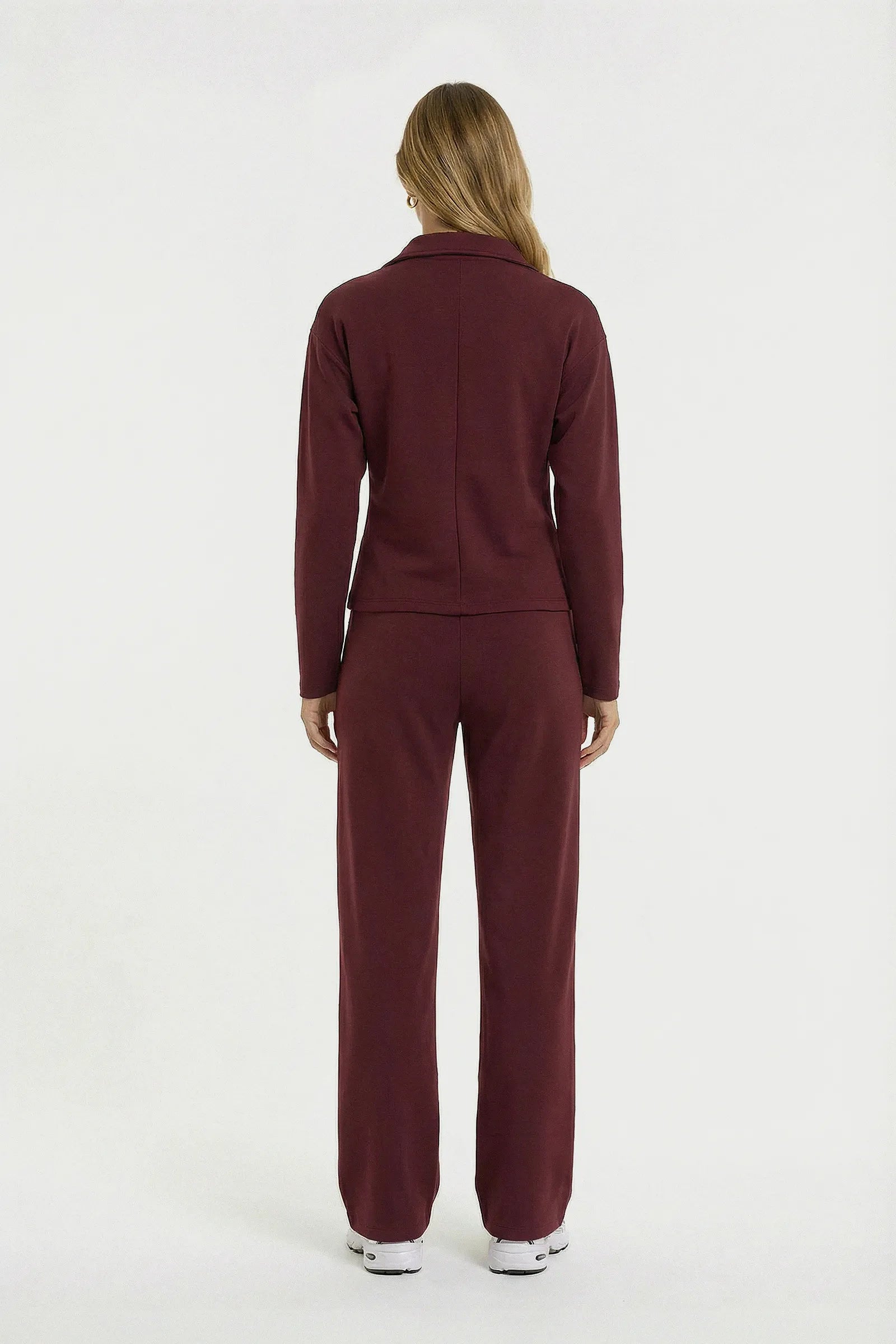 Yanları Pilili Yumuşak Dokulu Modal Alt - Bordo